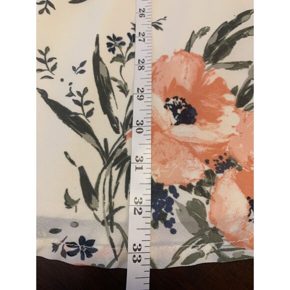 Abercrombie & Fitch Floral Wrap Style Whimsical Midi Dress Size M - Picture 7 of 10